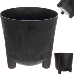 Lillepoti Lillepoti jalakate + lillealuse siset&uuml;kk 21cm must