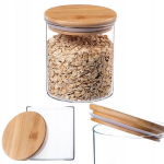 Toidukonteiner Klaaspasta v&uuml;rtside jaoks kaanega Purk 800 ml