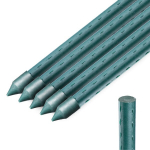 5x Taimevarras 150cm Tomat Flower Support kaetud terasest