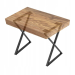 Loft Metallist lauajalad 2 tk 60x77 cm, must