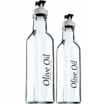 Oliivi&otilde;li pudeli &auml;&auml;dika&otilde;li 0,5 l+0, 25 l klaas&otilde;li dosaatoriga 2 tk