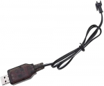 USB laadimiskaabel SM-2P | 250mAh v&auml;ljund RC autodele, RC kopteritele | &Uuml;hilduv 3.7V Lipo akuga | Plastik