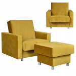 Alicja lamamistool koos jalatoega magamiseks koos konteineriga Family Furniture