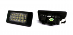 Numbrituled MotoLEDy, 2 tk, Audi, Seat, Skoda, VW LED valstybinio numerio žibintai 2x650lm, 2 vnt