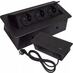 Elektripistikupesa kaabliga Izoxis, 3 pistikupesa, 1,9 m