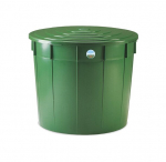 Vihmaveet&uuml;nn kaanega kraaniga 500L roheline