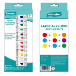 Akr&uuml;&uuml;lv&auml;rvide komplekt Artmaker, 12 ml, 12 tk.