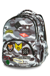 Seljakott aplikatsioonidega COOLPACK BENTLEY CAMO BLACK A16111