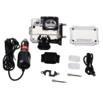 SJCam Original SJ5000 SJ5000 Wi-Fi SJ45000x veekindel raam koos &uuml;hendatava 12-38V auto-/motolaadijaga