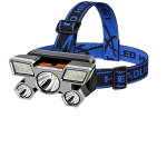 Tech Zone 5 LED-pealamp LED204GTU, 1 tk