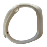 iWeari universaalne silikoonrihm Smart K&auml;ev&otilde;ru mudelitele - SM6 SM7 SM8 / Xiaomi Mi Band 5 6 7 Valge