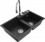 Graniidist k&ouml;&ouml;givalamu Mexen Tomas koos segisti ja sifooniga, must/h&otilde;bedane