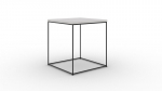 Kohvilaud Furniture Adina, hall/must