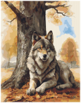 Maalimiskomplekt numbrite j&auml;rgi Hunt 30x40