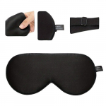 Unisex magamismask , must, Universaalne