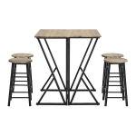 Baarilaud ja baaripukid 4tk OGT22, valge/beež