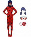Mega leedi kost&uuml;&uuml;m haldjas mask yoyo parukas xs