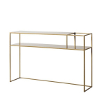 Konsoollaud 120x25x75 cm kuldne
