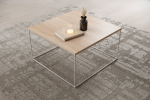 Kohvilaud Furniture Roni, pruun/valge