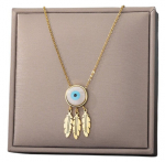 Elegantne kullast kirurgilisest terasest kaelakee unen&auml;op&uuml;&uuml;dja ketiga