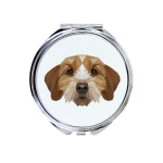 Basset Fauve de Bretagne - peegel pildiga ja geomeetrilise m&auml;rgiga br&auml;ndilt Art-Dog, XS