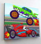 Pilt l&otilde;uendil, Splat Planet, Masinad 30x40cm