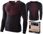 Termoaktiivne pluus HI-TEC HINO TOP, must/punane