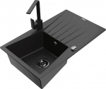 Graniidist k&ouml;&ouml;givalamu Mexen Cesar segisti ja sifooniga, Metallic black/silver/black