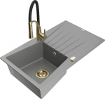 Graniidist k&ouml;&ouml;givalamu Mexen Cesar segisti ja sifooniga, Grey/Black/Gold