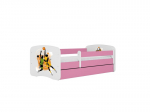 Lastevoodi ilma madratsita/sahtliga Kocot Kids BabyDreams Pink basketball, roosa
