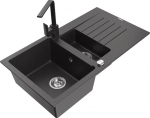 Graniidist k&ouml;&ouml;givalamu Mexen Matias segisti ja sifooniga, Black granite