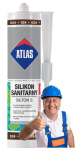 Atlas sanitaartehniline paindlik silikoon 280 ml tumepruun
