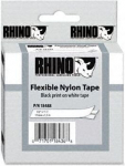 Dymo etiketiprinteri etiketid Rhino Band IND, Nylon 19 mm x 3,5 m must/valge
