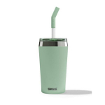 Sigg Travel termokruus k&otilde;rrega Helia Muted Milky Green 0,45 L
