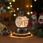 J&otilde;ulukaunistus Latern lumetormi efektiga 26 cm