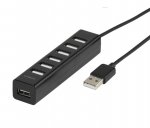 Adapter VIVANCO USB A HUB, 7x USB A