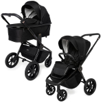 Universaalne jalutusk&auml;ru Muuvo Quick SE 2 2in1, chromium black