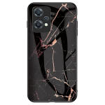 &bdquo;Marble&ldquo; K&otilde;va silikoon (TPU) kaaned - must / kuldne (OnePlus Nord CE 2 Lite 5G)