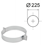 Kinnitusklamber. D-225 mm.