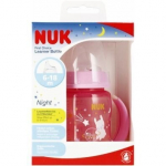 Pudel Nuk First Choise Night, roosa, 6-18 kuud, 150 ml