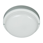 &Uuml;mmargune lamp 8W 4000K IP64, valge