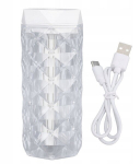 2in1 &Ouml;&ouml;lamp ja Niisutaja Glamuur Multi LED S&auml;delev Kristall