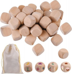 Puidust kuubikud meisterdamiseks Tophoniex, 30 tk