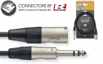Stagg NAC1PSXMR, XLR/Aux 6.35 mm, 1 m
