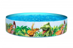 Lastebassein - Bestway - Fill-N-Fun Dinosaurus - 183 x 38 cm - PVC - Sinine