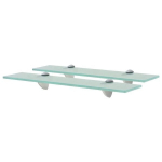 vidaXL seinariiulid 2 tk klaasist 50 x 20 cm 8 mm