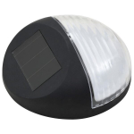 vidaXL p&auml;ikesepatareiga seinavalgustid, LED, 12 tk &uuml;mmargune, must, Juoda