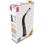 Laualamp Avide LED Business 6W LCD kunstnahk, pruun