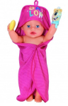Vannikomplekt nukkudele Baby Born, 43 cm, roosa