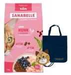 Sanabelle Life t&auml;iskasvanud kanaga 2kg + kinkekorv!